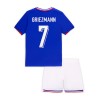 Conjunto (Camiseta+Pantalón Corto) Francia Griezmann 7 Primera Equipación Euro 2024 - Niño